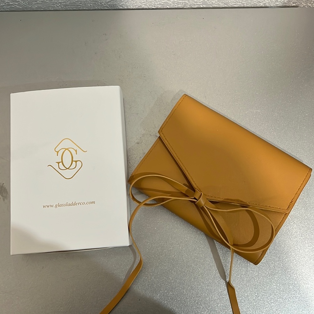 Glass Ladder & CO. Tan Hand Bag